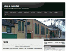 Tablet Screenshot of idara-e-jaaferiya.org.uk